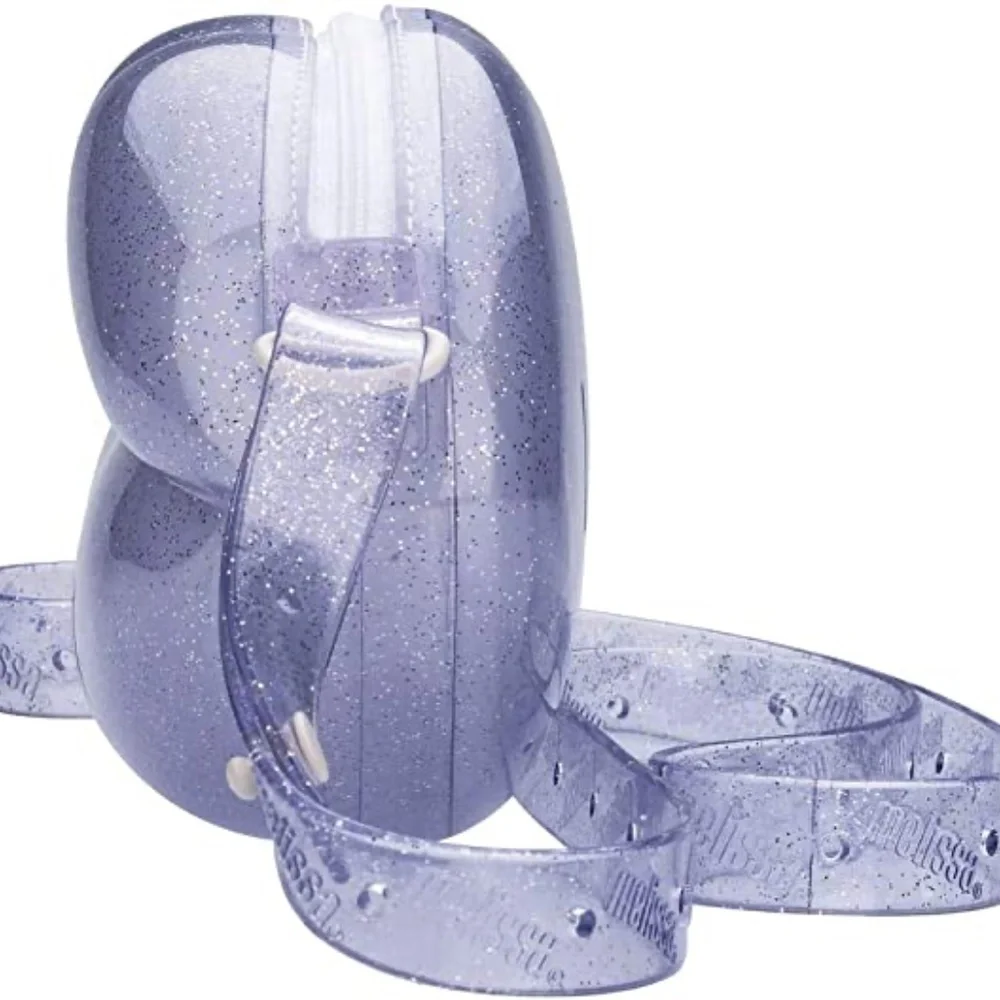 Melissa Clear Glitter Lips Bag - Picture 5 of 5